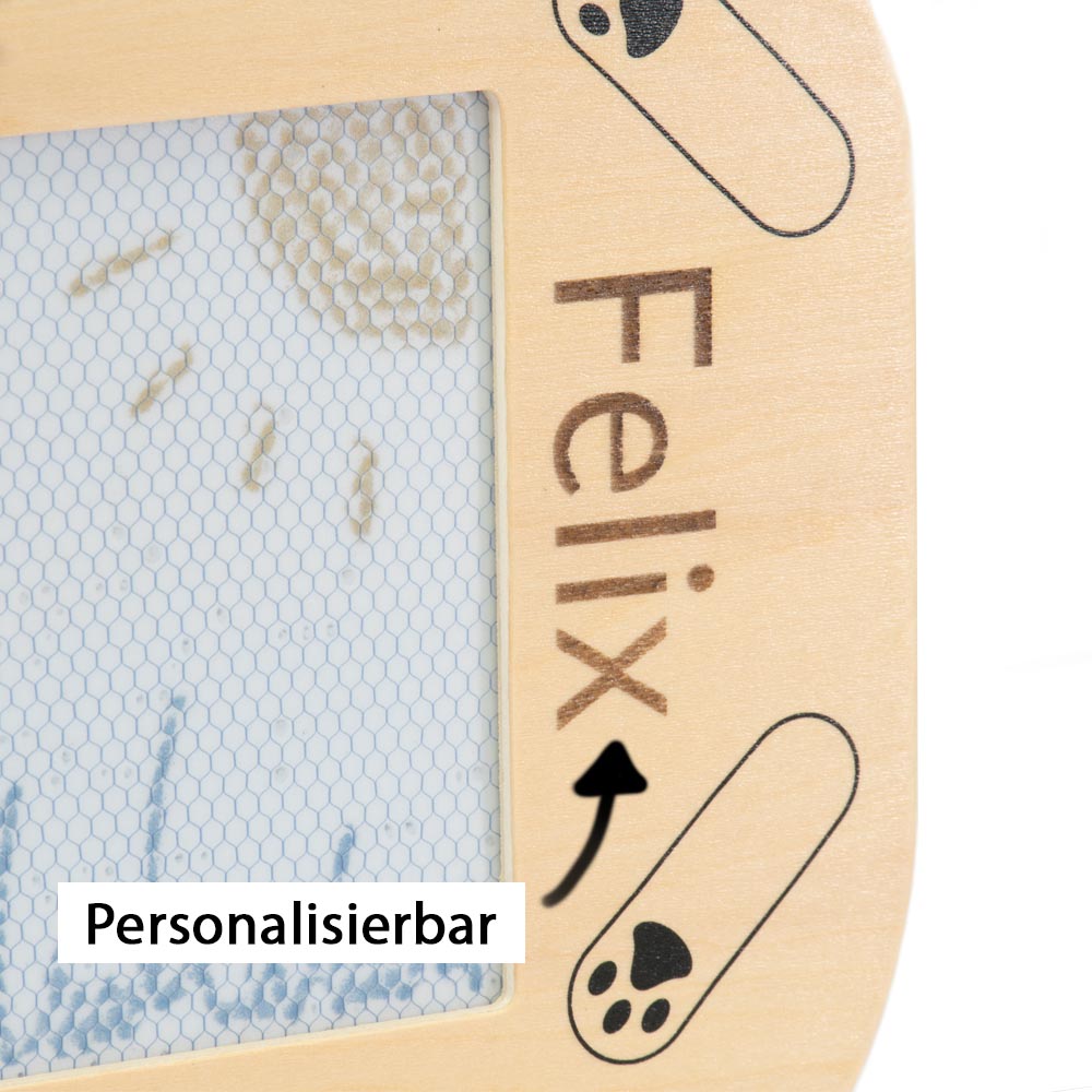 small foot Personalisierbare Magnetische Zaubertafel Katze ab 2 Jahren