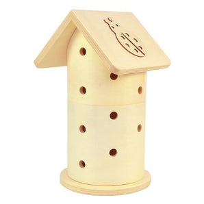 Goki Insektenhaus Insektenhotel Käferturm Eduplay 210168 – Bienenhaus aus Holz für Garten & Balkon