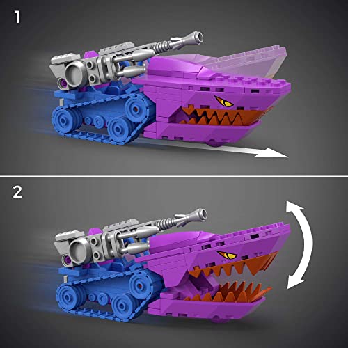 MEGA HDK07 - Construx Masters of the Universe Land Shark Kampfwagenbausatz, MOTU, Bauspielzeug für Kinder ab 8 Jahren