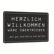 Spielzeug Opa Retro Schild Retro Schild Willkommen, Jetzt Bist Du Hier' Metallschild