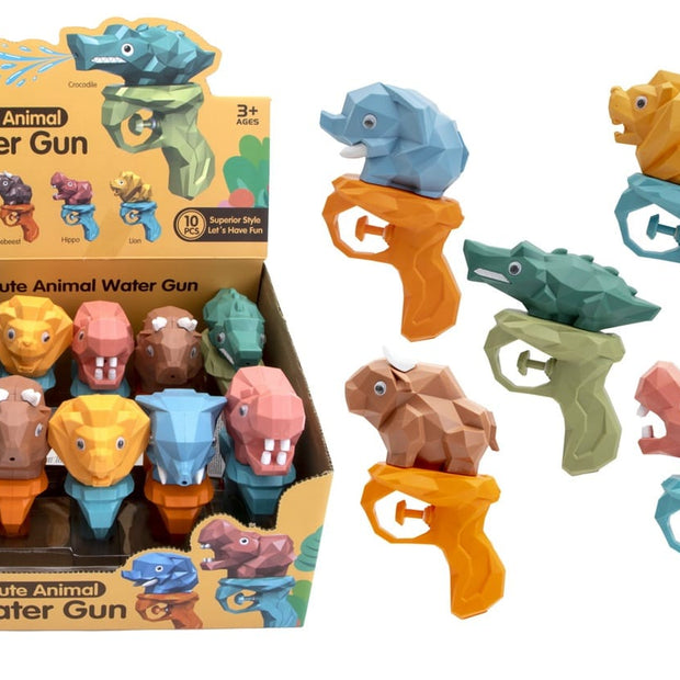 Dinotoys Baby & Kleinkind 10 Stück Dino Wasserpistolen 15 x 10 cm – 5 verschiedene Motive im Display