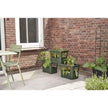Elho Pflanzkiste elho Green Basics Stack & Grow 50 – Pflanzturm für Balkon & Garten