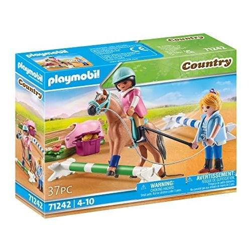 Playmobil Playmobil PLAYMOBIL Country 71242 – Reitunterricht auf dem Reiterhof | ab 4 Jahren