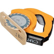 goki Baby & Kleinkind goki 58322 – Handkreissäge aus Holz mit Funktion – Spielzeugwerkzeug für kleine Baumeister ab 3 Jahren