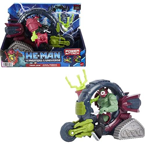 Masters of the Universe – He-Man & Trap Jaw mit Fahrzeug | Actionfiguren-Set ab 3 Jahren
