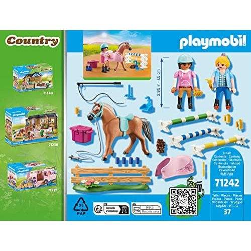 Playmobil Playmobil PLAYMOBIL Country 71242 – Reitunterricht auf dem Reiterhof | ab 4 Jahren