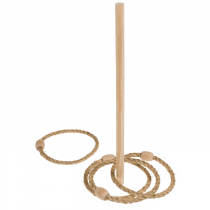 OOTB Ringwurfspiel Ringwurf-Spiel, inklusive 1 Holzstange und 4 Ringen, in Geschenkverpackung ab 3 Jahren