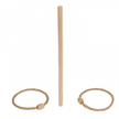 OOTB Ringwurfspiel Ringwurf-Spiel, inklusive 1 Holzstange und 4 Ringen, in Geschenkverpackung ab 3 Jahren