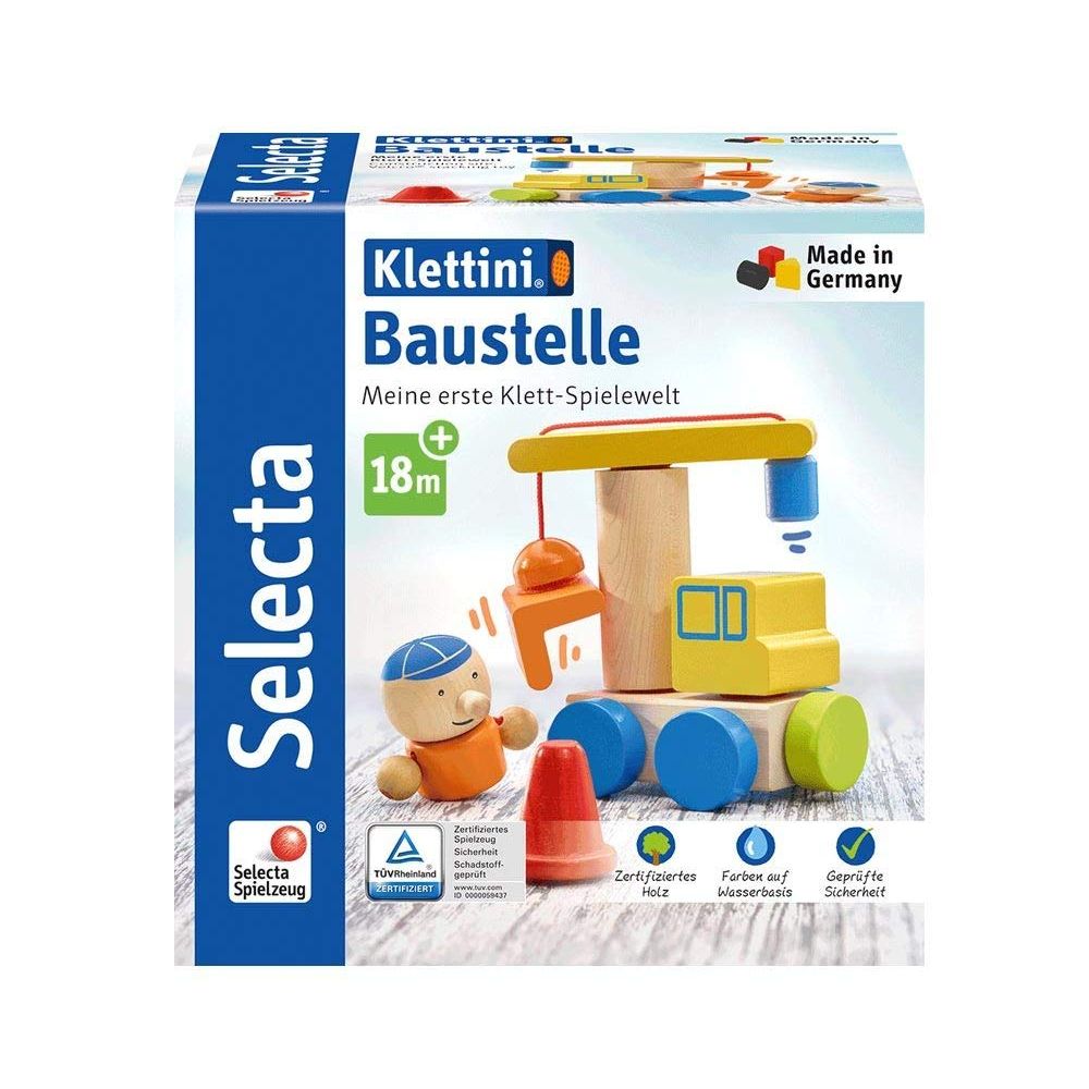 Selecta 62077 Klettini, Fire Brigade, Stacking Toy, 7 Pieces, Multi-Coloured