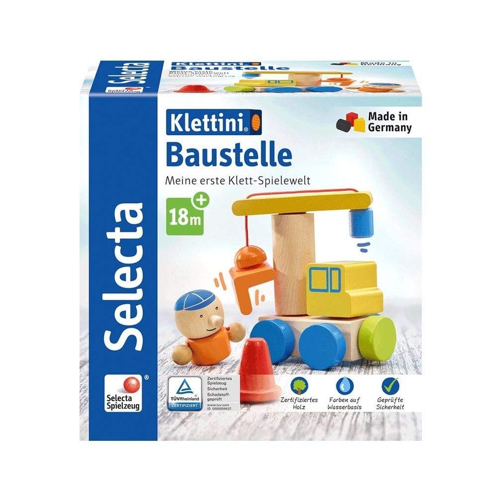 Spielzeug Opa Baustelle Selecta 62077 Klettini, Fire Brigade, Stacking Toy, 7 Pieces, Multi-Coloured