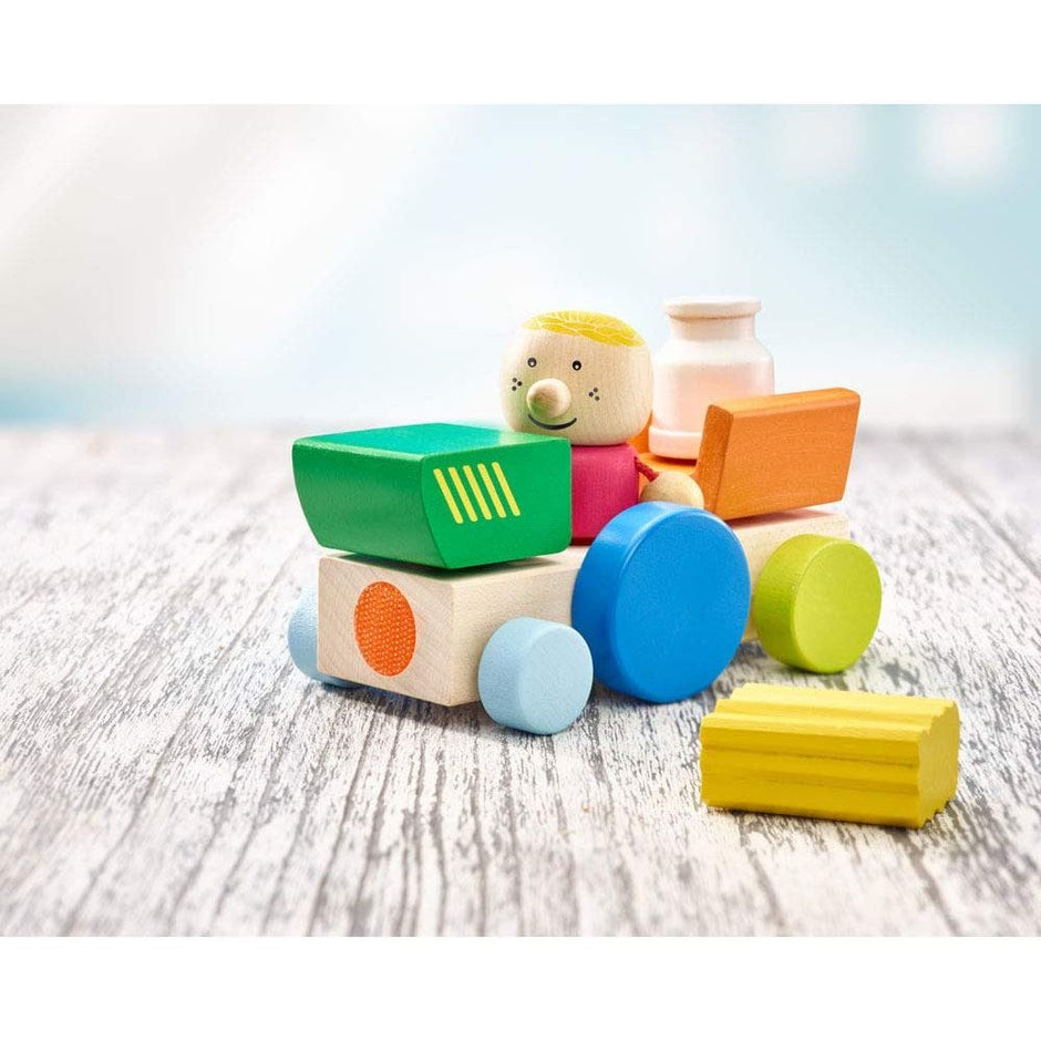 Spielzeug Opa Selecta 62077 Klettini, Fire Brigade, Stacking Toy, 7 Pieces, Multi-Coloured