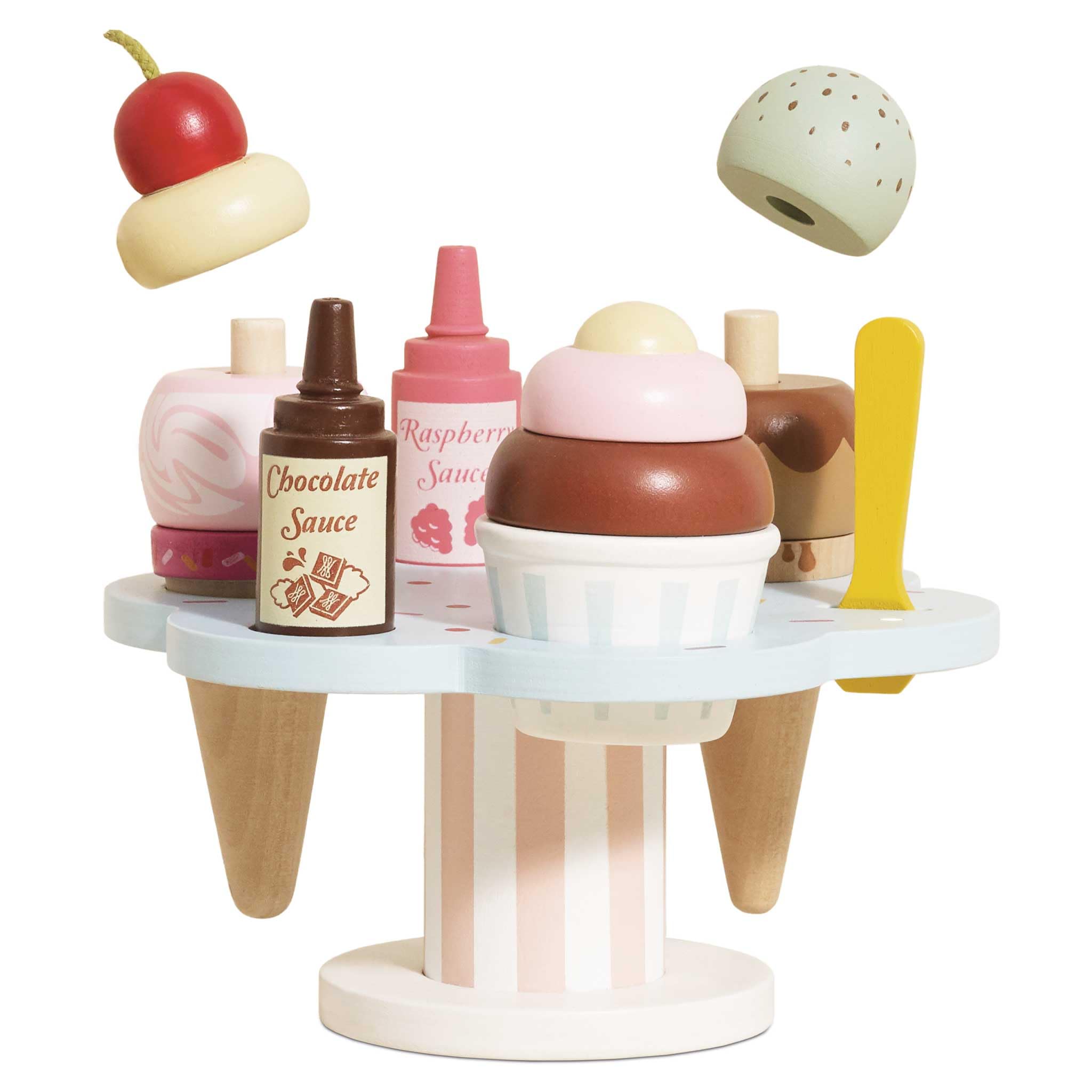 Le Toy Van's Eisdiele "Carlo's Gelato" Kinderspielzeug ab 2 Jahren Holz