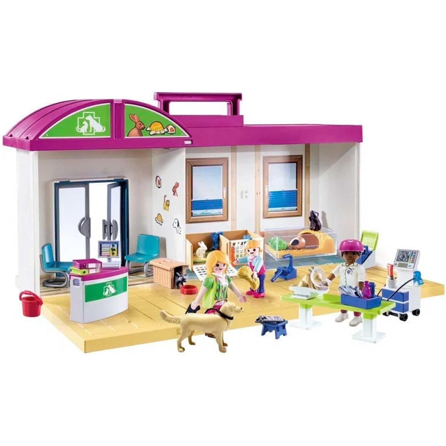 PLAYMOBIL 71715 Mitnehm-Tierklinik. ab 4 Jahren Spielzeug-Set