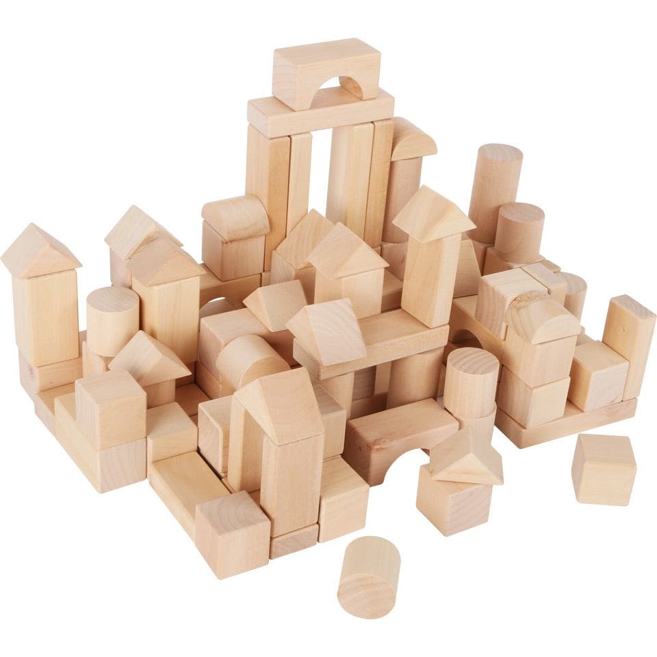 small foot Spielzeuge Ohne Name small foot Personalisierbare Bauklötze Holzspielzeug Bausteine 100 Teilig ab 12 Monaten