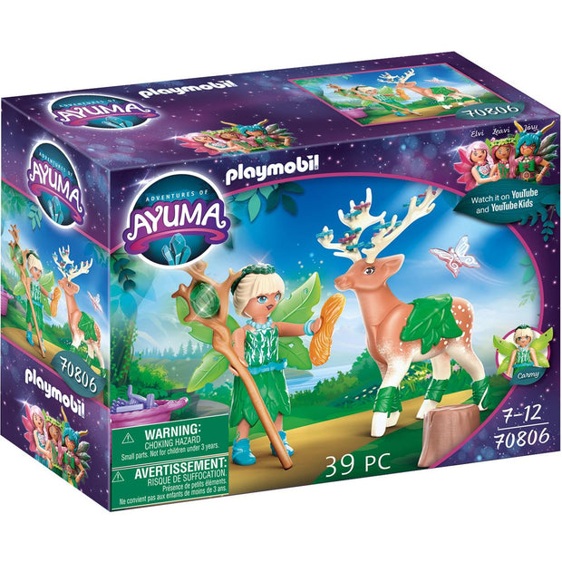 PLAYMOBIL Adventures of Ayuma 70806 Forest Fairy mit Seelentier, Ab 7 Jahren