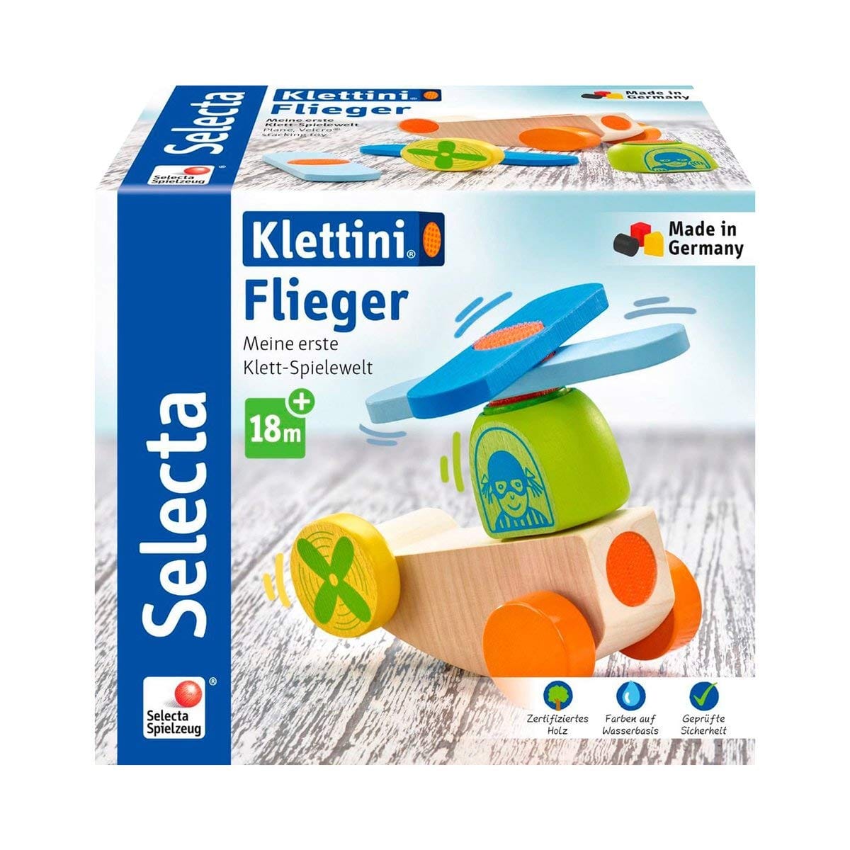 Spielzeug Opa Selecta 62077 Klettini, Fire Brigade, Stacking Toy, 7 Pieces, Multi-Coloured