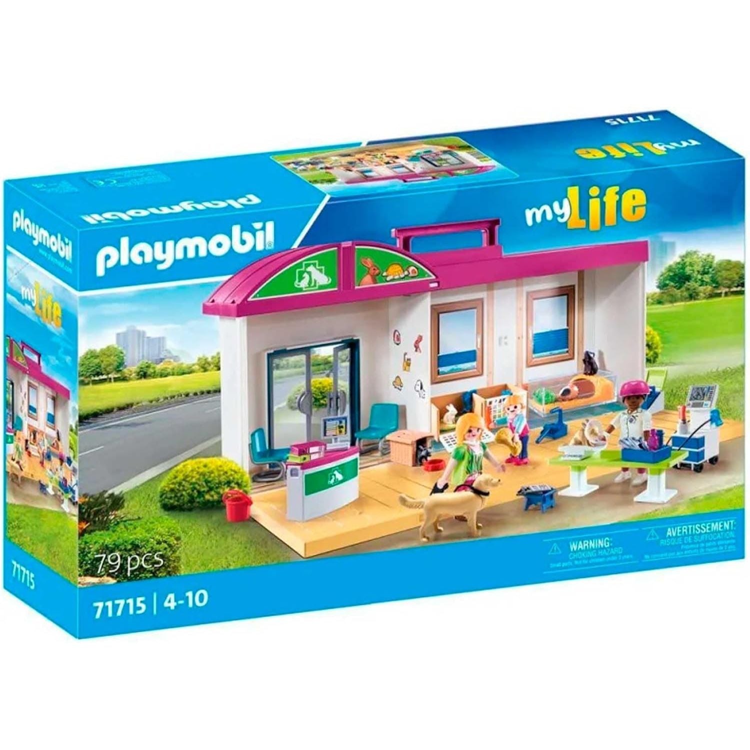 PLAYMOBIL 71715 Mitnehm-Tierklinik. ab 4 Jahren Spielzeug-Set