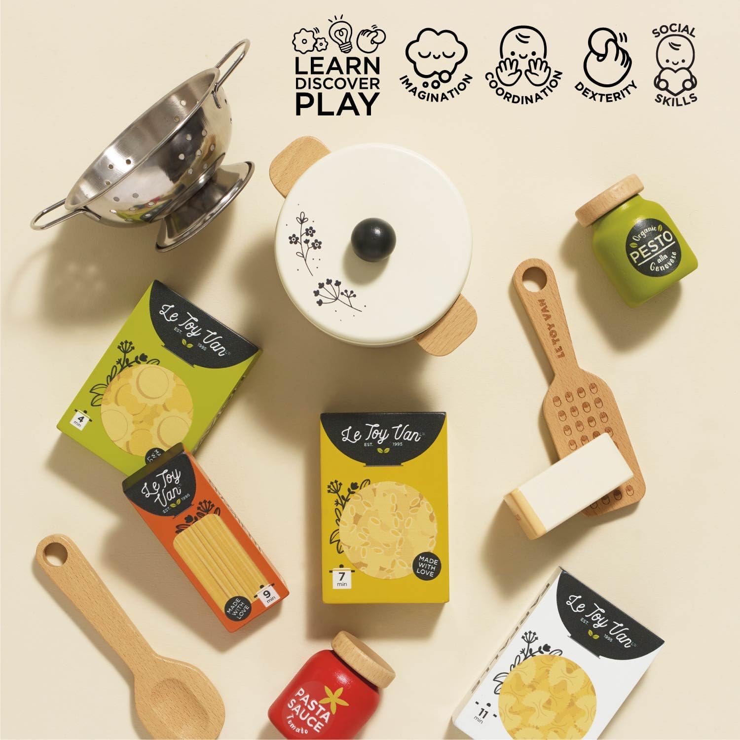 Spielzeug Opa Le Toy Van Wooden Pasta Play Set 
