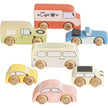 LE TOY VAN Baby & Kleinkind Le Toy Van - TV443 - Holzfahrzeuge Spielset 7 Teilig ab 2 Jahren