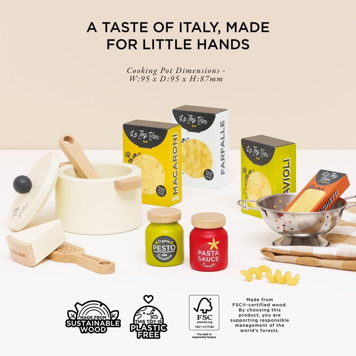 Spielzeug Opa Le Toy Van Wooden Pasta Play Set 