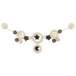 Goki Heimess 733720 - Kinderwagenkette Mond und Sterne Holzspielzeug
