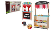 Jouéco Baby & Kleinkind Jouéco® 2-in-1 Schauplatz & Geschäft mit Zubehör – Holz-Spielset
