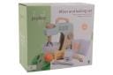 Jouéco Baby & Kleinkind Jouéco® Mixer & Backset aus Holz – 10-teiliges Spielset