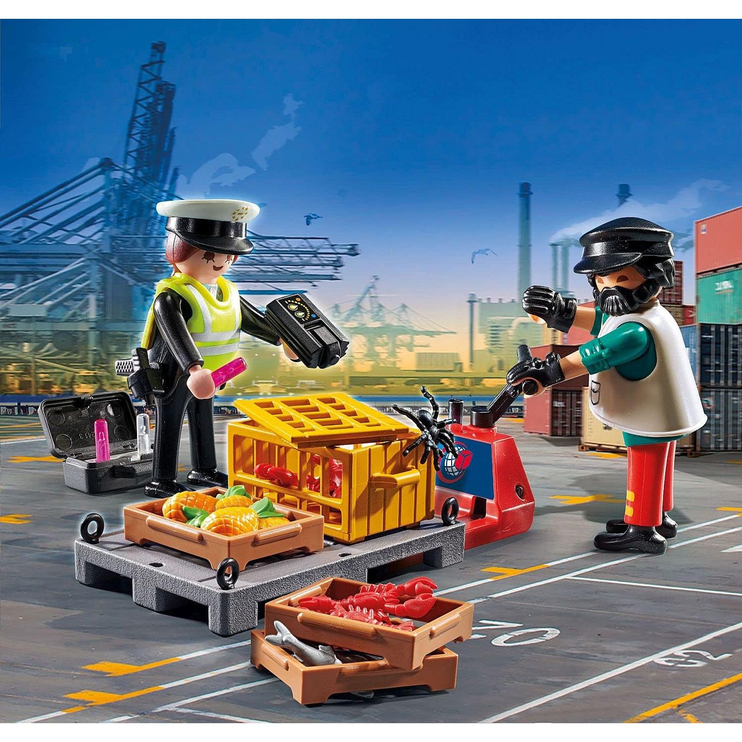 Playmobil 70775 City Action Cargo Customs Check ab 4 Jahren