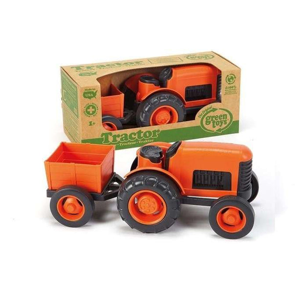 Green Toys Spielzeug Traktor Personalisierbar Green Toys Trecker Kinderspielzeug ab 1 Jahr