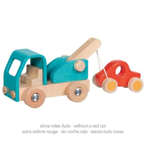 goki Kleinkind Spielzeug Abschleppwagen goki nature Holzspielzeug ab 2 Jahre