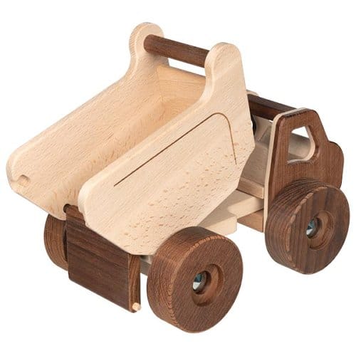 Goki Baby & Kleinkind Muldenkipper, goki Natur Holz ab 3 Jahren