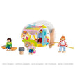 goki Kinderspielzeug Holz Personalisierbar Wohnwagen Camperfreude Goki Holzspielzeug ab 3 Jahren
