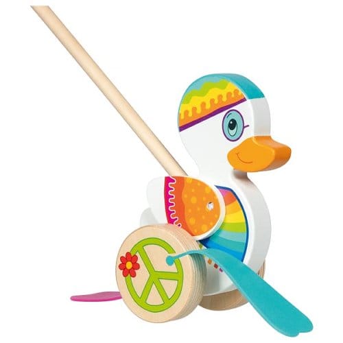 goki Baby & Kleinkind Personalisierbar Schiebetier Ente Enna Goki Spielzeug ab 12 Monaten