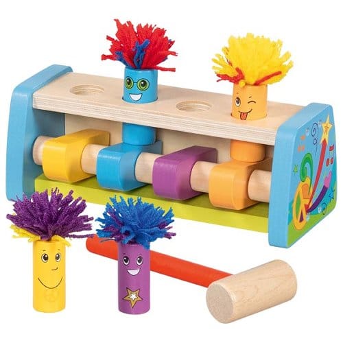 Goki Baby & Kleinkind Personalisierbar Hammerbank Hippie Hopper Goki Klopfspiel