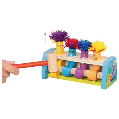 Goki Baby & Kleinkind Personalisierbar Hammerbank Hippie Hopper Goki Klopfspiel