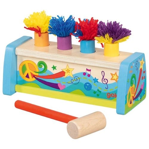 Goki Baby & Kleinkind Personalisierbar Hammerbank Hippie Hopper Goki Klopfspiel