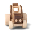Goki Holzspielzeug Traktor Natur Goki Naturtraktor Personalisierbarer Trecker Nachhaltiger Holztraktor ab 2 Jahren