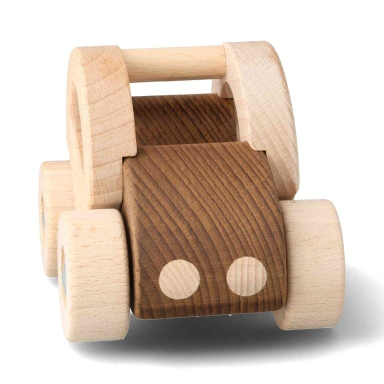 Goki Holzspielzeug Auto Goki Holzauto Personalisierbares Natürliches Kinderspielzeug ab 2 Jahren