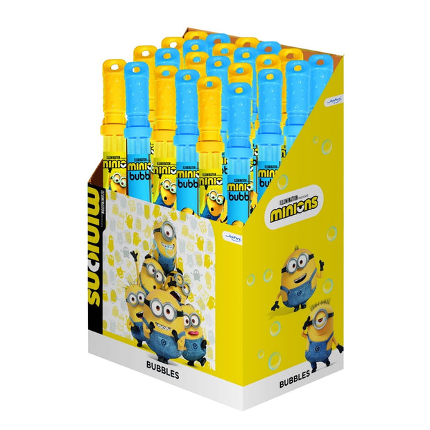 Mattel Baby & Kleinkind 24 Stück im Set Minions Seifenblasen 120 ml – verschiedene Motive