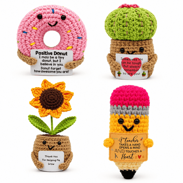Spielzeug Opa Sammelfiguren Personalisierbar Handgefertigte Häkelfigur mit Motivationskarte – Liebevolles Geschenk & Dekoration