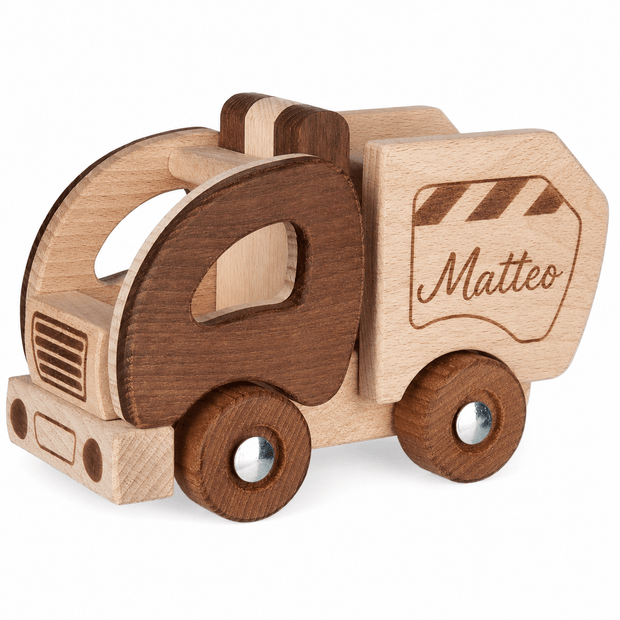 Goki Baby & Kleinkind Mit Name goki Personalisierbar Holz LKW Holz Auto LKW ab 2 Jahren