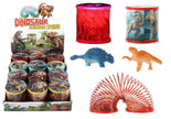 Lighting Baby & Kleinkind 12 Stück Dino Treppenhüpfer-Spirale 6,5 x 7 cm mit Dino und Licht – 4-fach sortiert