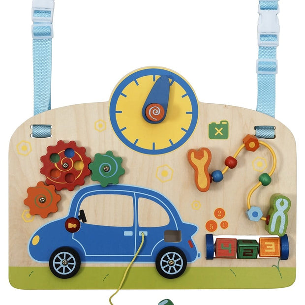 Primi Passi Baby & Kleinkind 1 Personalisierbar  Stück Primi Motorikspiel für Kinderbett Garage – Baby Aktivitätsspielzeug