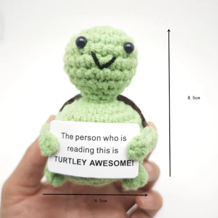 Spielzeug Opa Sammelfiguren Schildkröte 3 / Ohne Eigenen Text. Süße Häkelfiguren – Handgemachte Puppen für positive Energie im Alltag