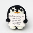 Spielzeug Opa Sammelfiguren Pinguin / Mit eigenem Text Süße Häkelfiguren – Handgemachte Puppen für positive Energie im Alltag