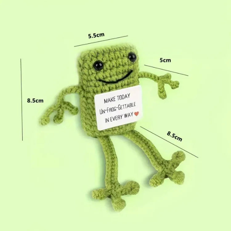 Spielzeug Opa Sammelfiguren Frosch / Ohne Eigenen Text. Süße Häkelfiguren – Handgemachte Puppen für positive Energie im Alltag