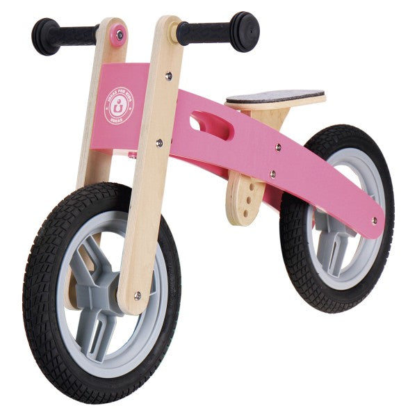 Laufrad aus Holz in Rosa – personalisierbar & verstellbar | LE TOY VAN ab 3 Jahren