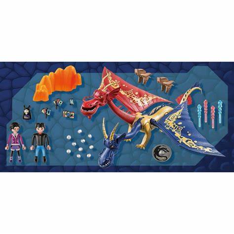 PLAYMOBIL Dragons: The Nine Realms – Wu & Wei mit Jun (71080) ab 4 Jahren