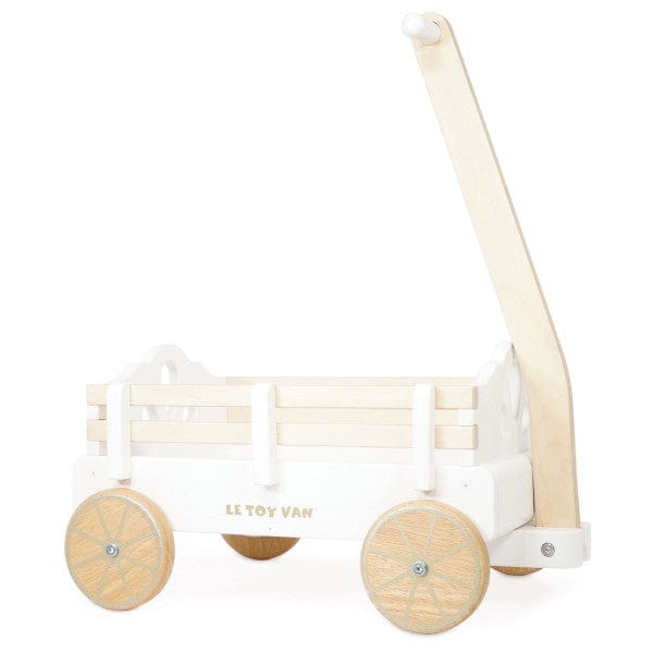 LE TOY VAN Bollerwagen zugwagen Holz Zugwagen Bollerwagen Spielzeugkiste Puppenwagen Kinder ab 3 Jahren