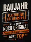 Spielezug-Opa Retroschild Retro Sprüche Schild Baujahr [Platzhalter für Jahreszahl] – Alle Teile noch original, leichte Gebrauchsspuren, läuft top